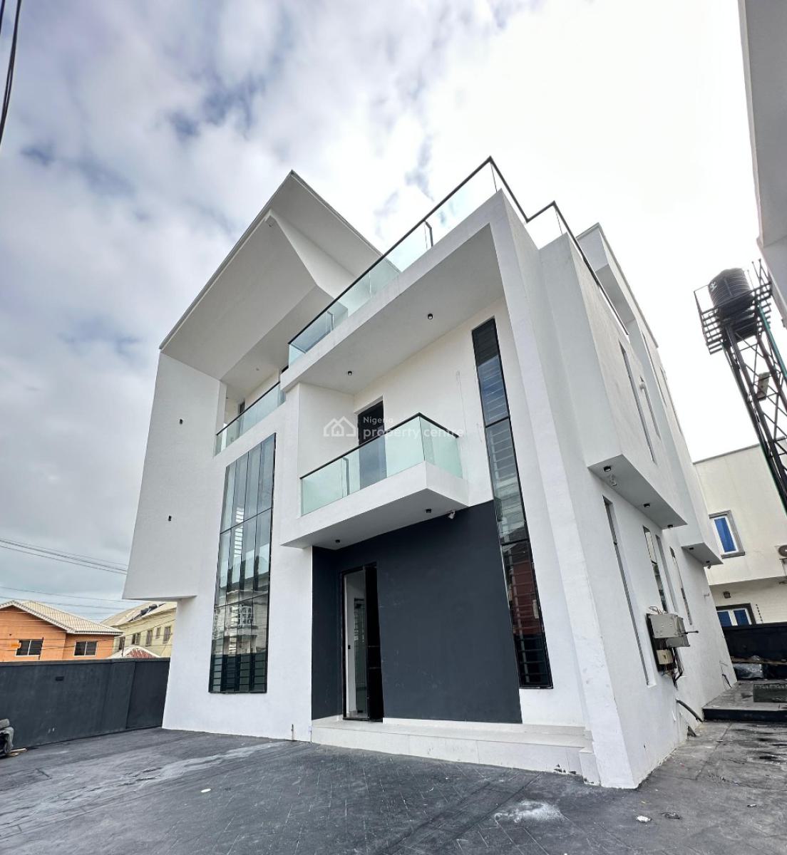 Aesthetic 5 Bedroom Fully Detached Duplex with Bq, Cinema, Rooftop & Pool, Osapa, Lekki, Lagos, Detached Duplex for Sale