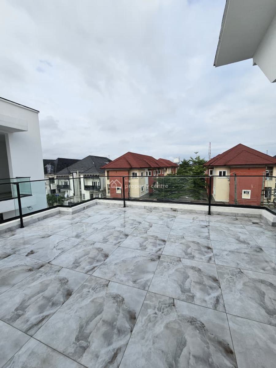 Aesthetic 5 Bedroom Fully Detached Duplex with Bq, Cinema, Rooftop & Pool, Osapa, Lekki, Lagos, Detached Duplex for Sale