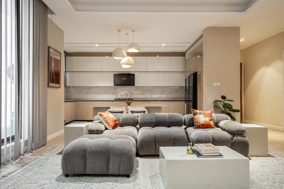 Luxury 2 Bedroom Apartment with 3 Balconies and  Other Top Notch Ameni, Lekki Phase 1, Lekki, Lagos, Flat / Apartment Short Let