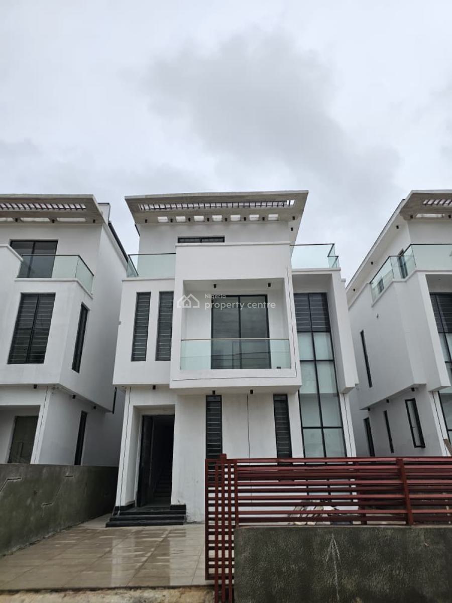 Spacious 5 Bedroom Fully Detached Duplex with Bq, Rooftop and Pool, Chevron, Lekki, Lagos, Detached Duplex for Sale