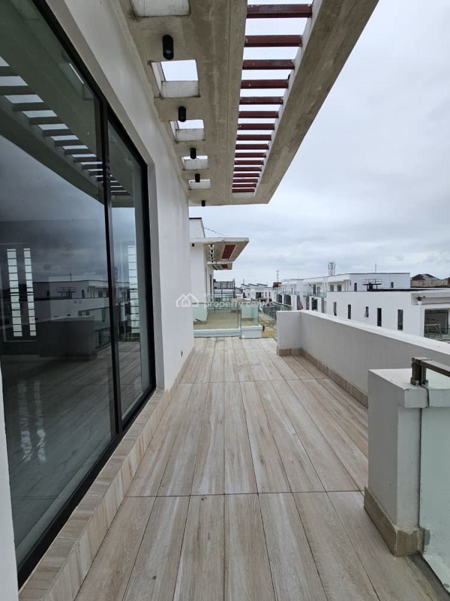 Spacious 5 Bedroom Fully Detached Duplex with Bq, Rooftop and Pool, Chevron, Lekki, Lagos, Detached Duplex for Sale
