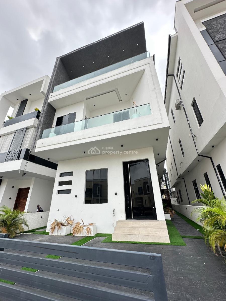 Lovely 5 Bedroom Fully Detached Duplex with Bq, Cinema and Pool, Chevron, Lekki, Lagos, Detached Duplex for Sale