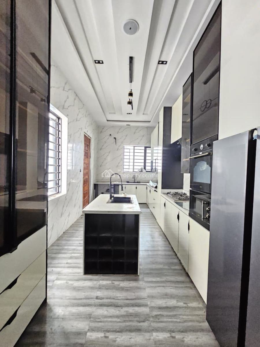 Spacious 5 Beds Fully Detached Duplex with Bq, Cinema, & Pool, Located at Chevron Estate, Lekki, Lagos, Detached Duplex for Sale