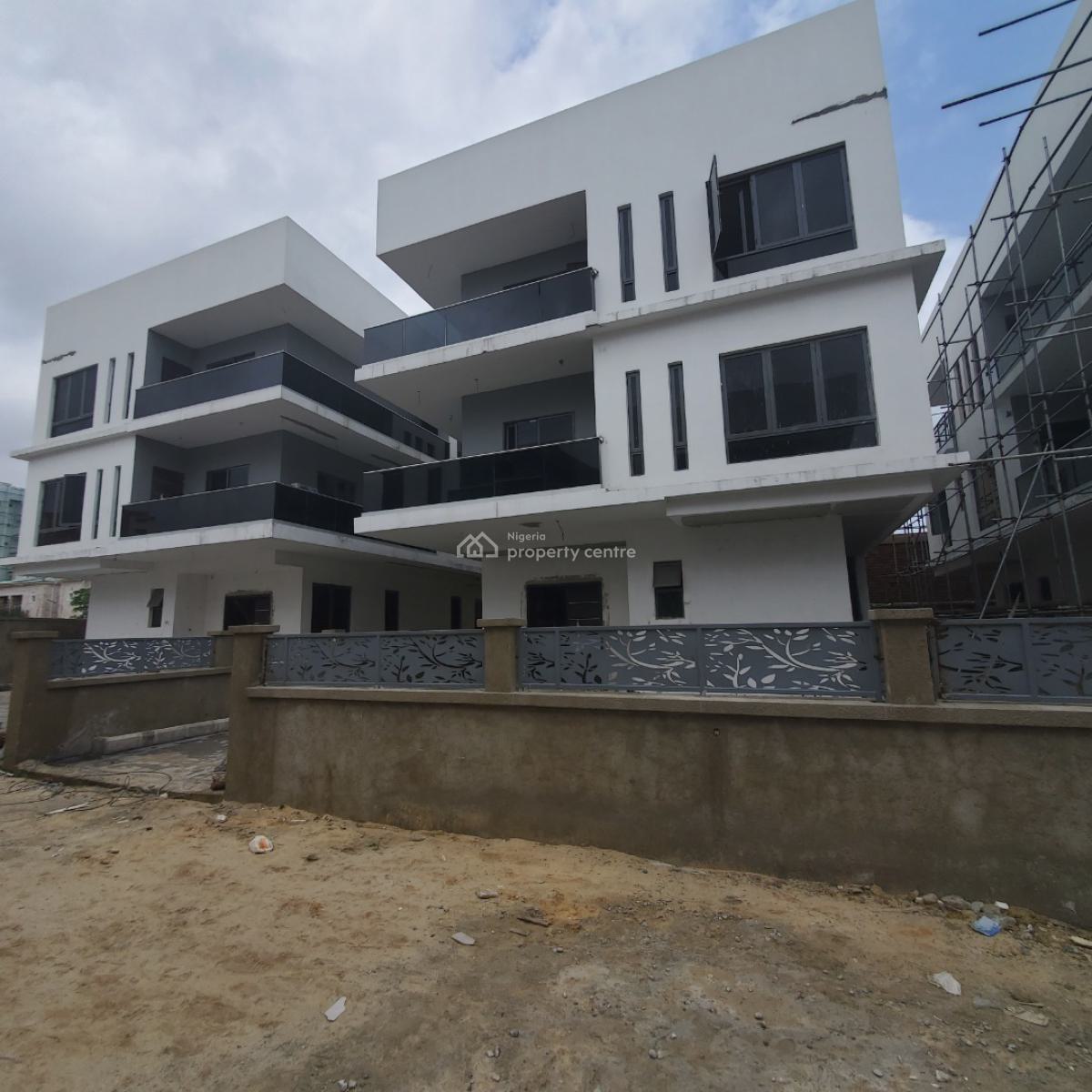 Magnificent 6 Bedroom Terrace Duplex Within a Secured Environment, Has a Pool,gym,study Located in a Prime Location, Ikoyi, Lagos, House for Sale
