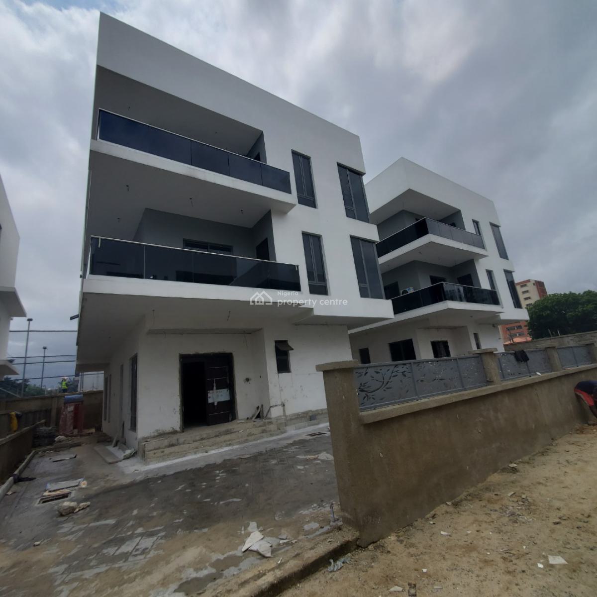 Magnificent 6 Bedroom Terrace Duplex Within a Secured Environment, Has a Pool,gym,study Located in a Prime Location, Ikoyi, Lagos, House for Sale