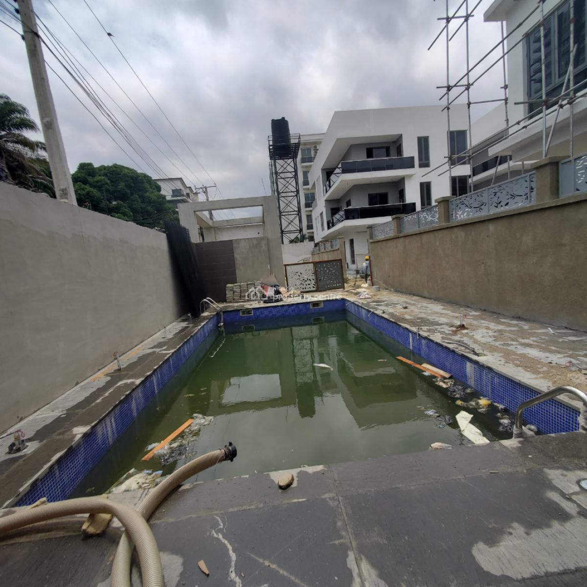 Magnificent 6 Bedroom Terrace Duplex Within a Secured Environment, Has a Pool,gym,study Located in a Prime Location, Ikoyi, Lagos, House for Sale