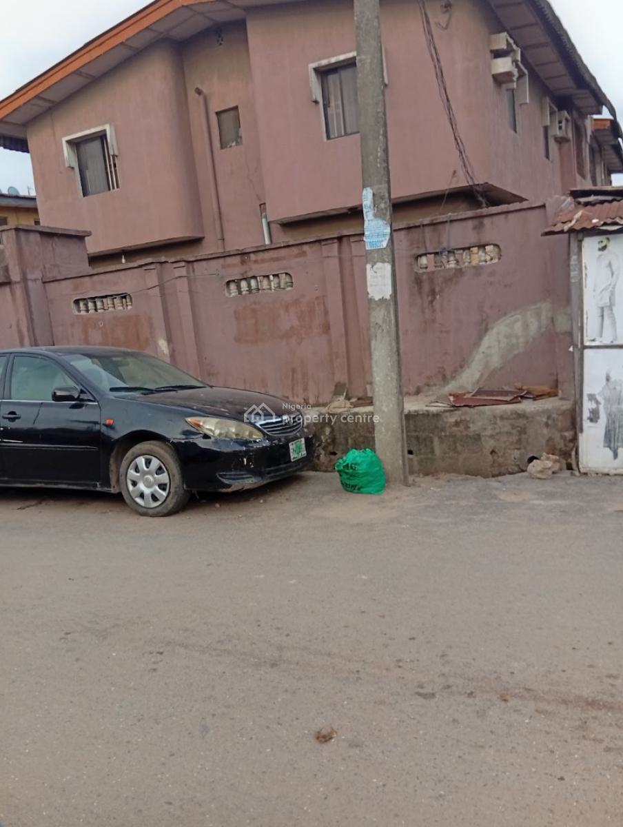 Block of 4 Flats of 3 Bedrooms Each with Rooms Ensuite, Bariga -new Garage Road, Bariga, Shomolu, Lagos, Block of Flats for Sale