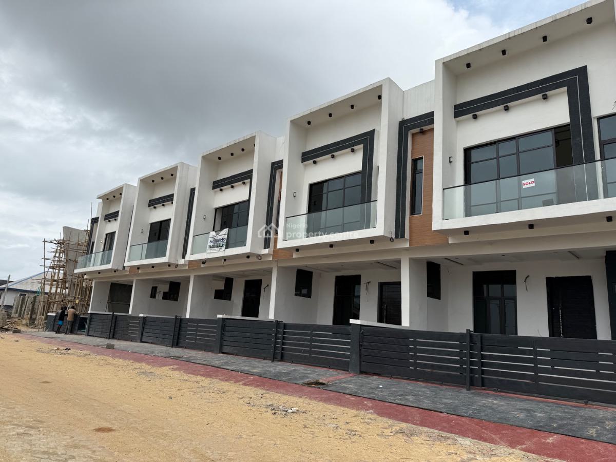 Brand New 3 Bedroom Semi  Detached Duplex with Bq for Distress, Ikota Villa Estate, Ikota, Lekki, Lagos, Semi-detached Duplex for Sale