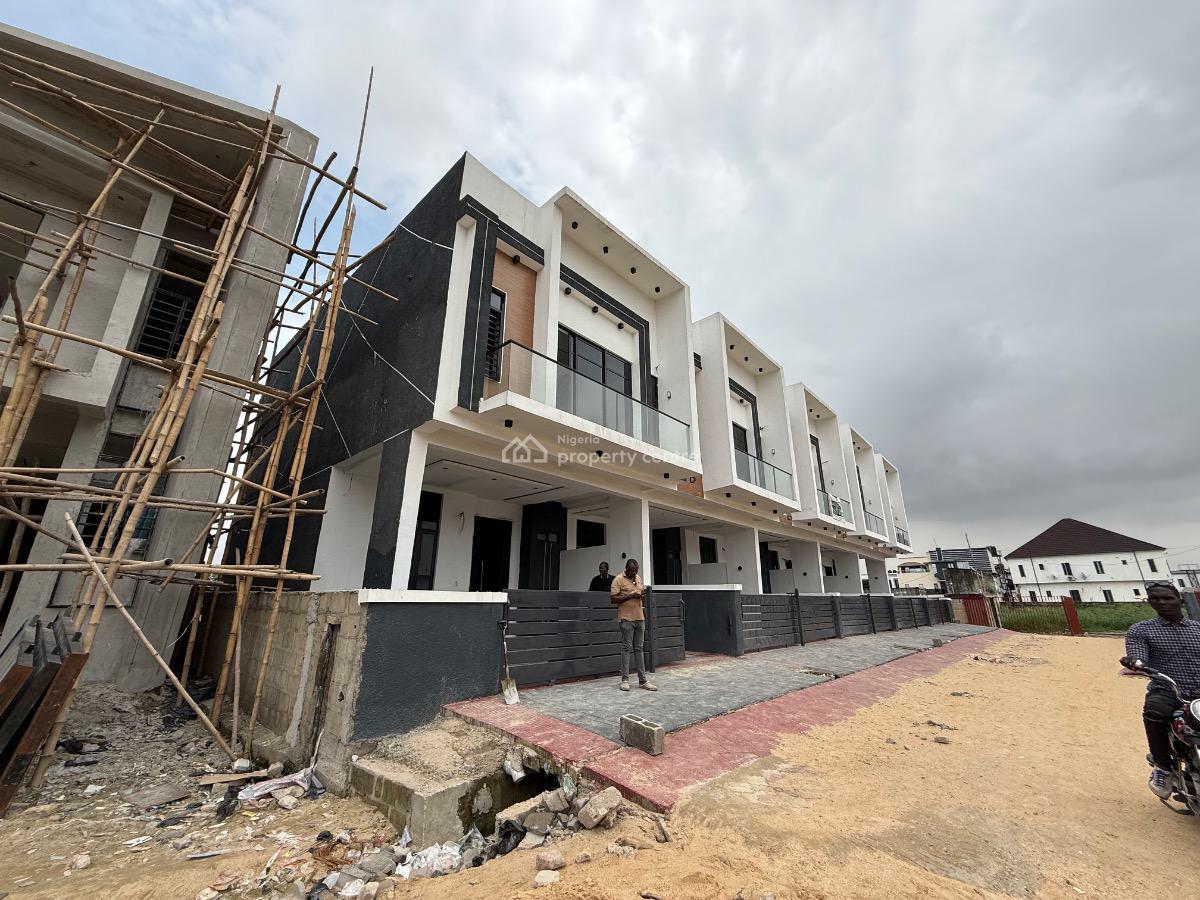 Brand New 3 Bedroom Semi  Detached Duplex with Bq for Distress, Ikota Villa Estate, Ikota, Lekki, Lagos, Semi-detached Duplex for Sale