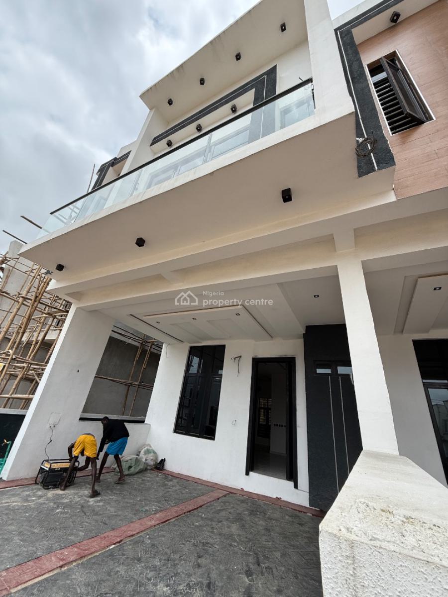 Brand New 3 Bedroom Semi  Detached Duplex with Bq for Distress, Ikota Villa Estate, Ikota, Lekki, Lagos, Semi-detached Duplex for Sale