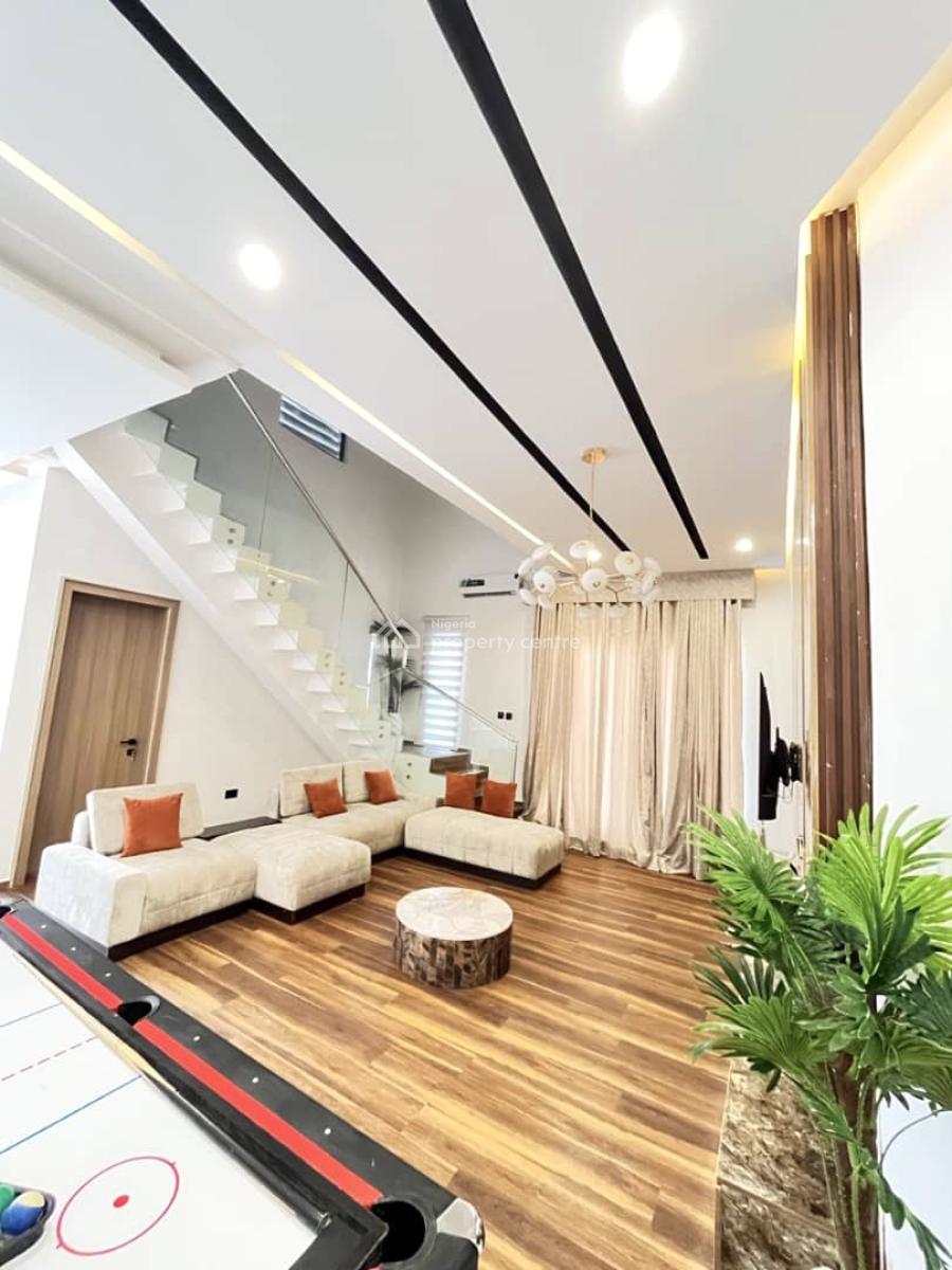 Furnished 4 Bedrooms Townhouse Terrace with Swimming Pool, Lekki, Lagos, Terraced Duplex for Rent