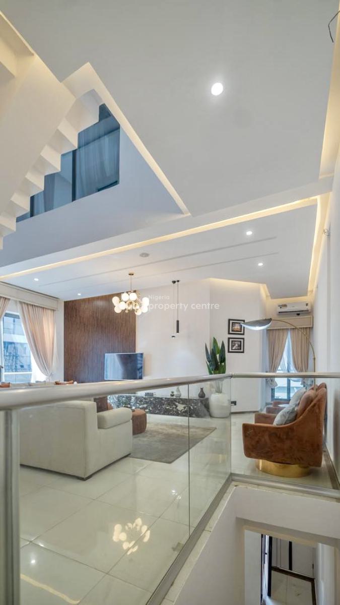 Furnished 4 Bedrooms Townhouse Terrace with Swimming Pool, Lekki, Lagos, Terraced Duplex for Rent