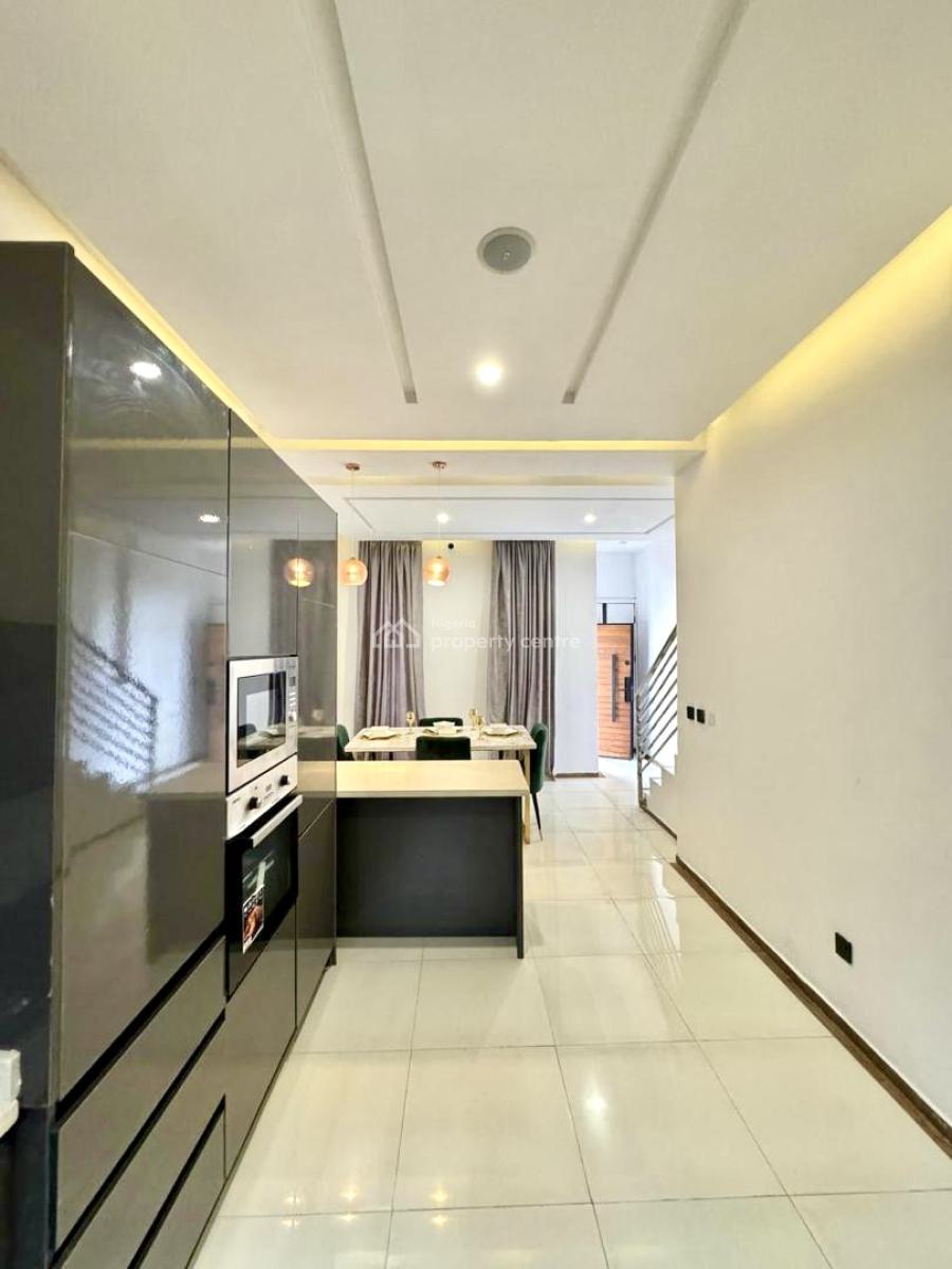 Furnished 4 Bedrooms Townhouse Terrace with Swimming Pool, Lekki, Lagos, Terraced Duplex for Rent