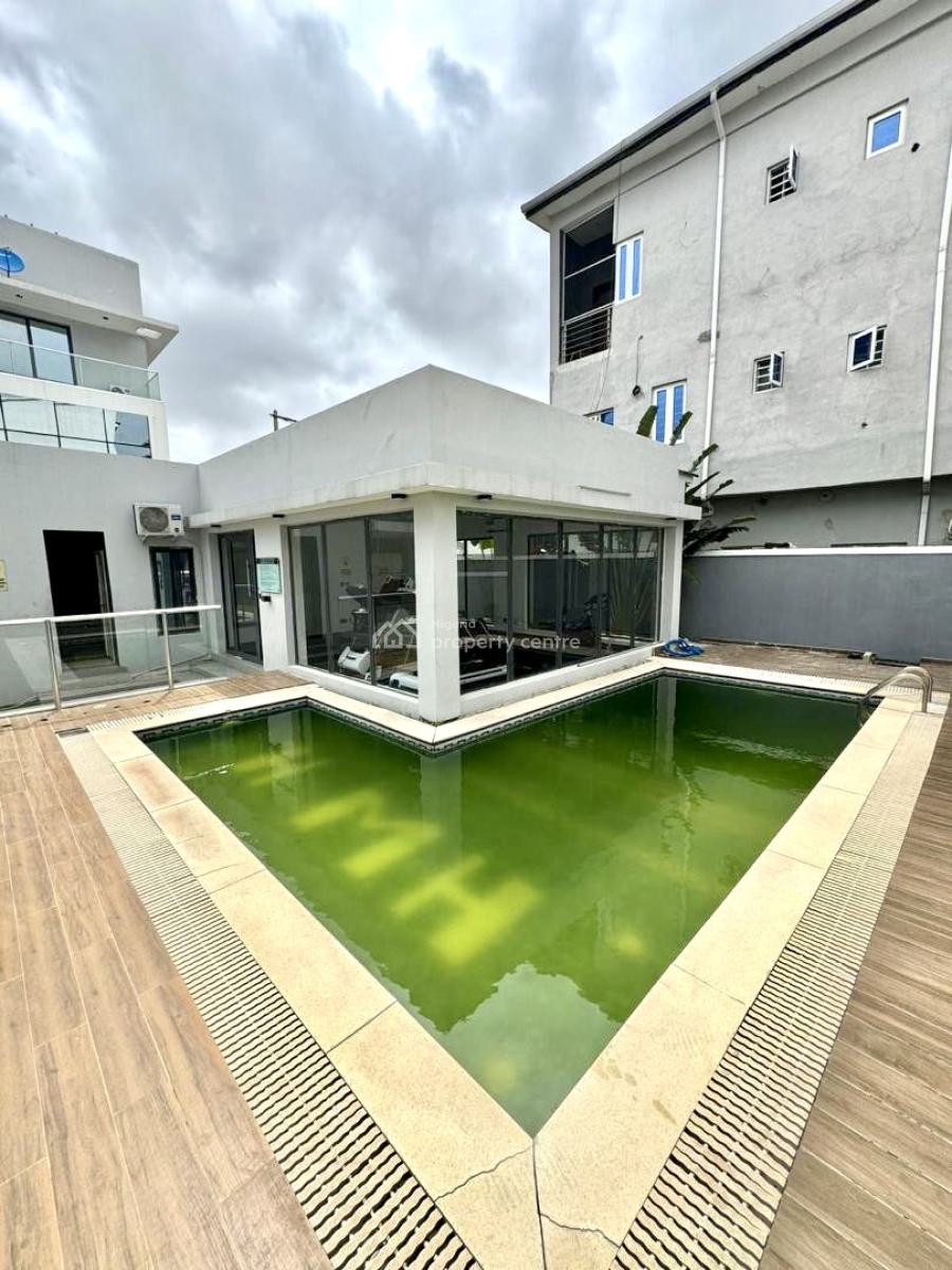 Furnished 4 Bedrooms Townhouse Terrace with Swimming Pool, Lekki, Lagos, Terraced Duplex for Rent