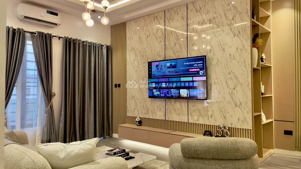 Pristine Two-bedroom Snowdrop Apartments with Smart Lock, Pool & Ps5, Ten Minutes Drive to Lekki Phase One, Ikate, Lekki, Lagos, Flat / Apartment Short Let