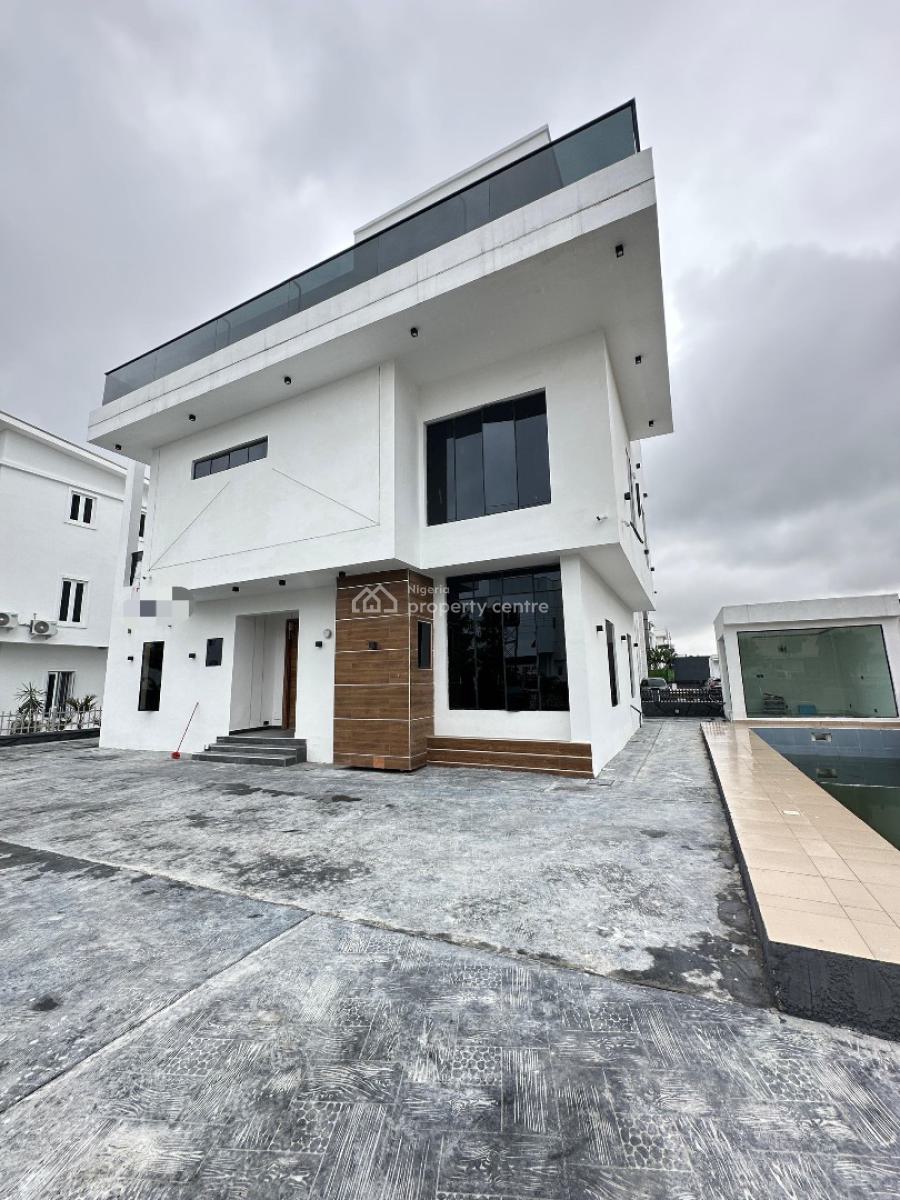 Spacious 5 Bedroom Detached Duplex with Bq, Pool, Gym & Cinema, Osapa, Lekki, Lagos, Detached Duplex for Sale