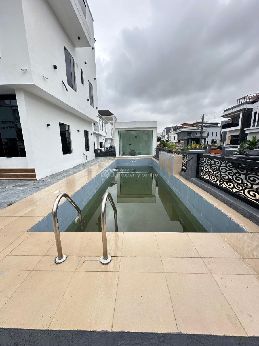 Spacious 5 Bedroom Detached Duplex with Bq, Pool, Gym & Cinema, Osapa, Lekki, Lagos, Detached Duplex for Sale
