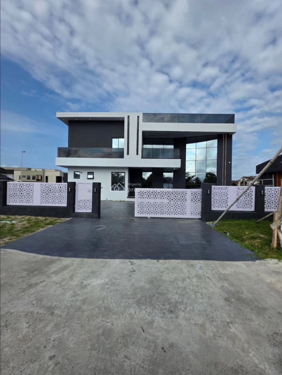 Luxury 5 Bed Detached Home with Bq, Pool and Cinema in a Serene Estate, Royal Garden, Ajah, Lagos, Detached Duplex for Sale