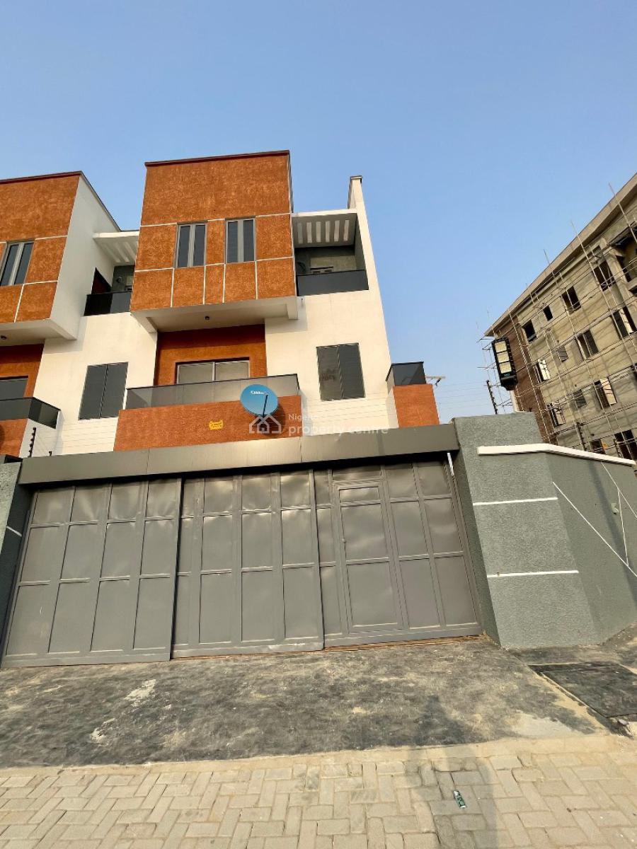 Luxury 4 Bedroom Terrace Duplexes Self Compound, Lekki Phase 1, Lekki, Lagos, Terraced Duplex for Sale