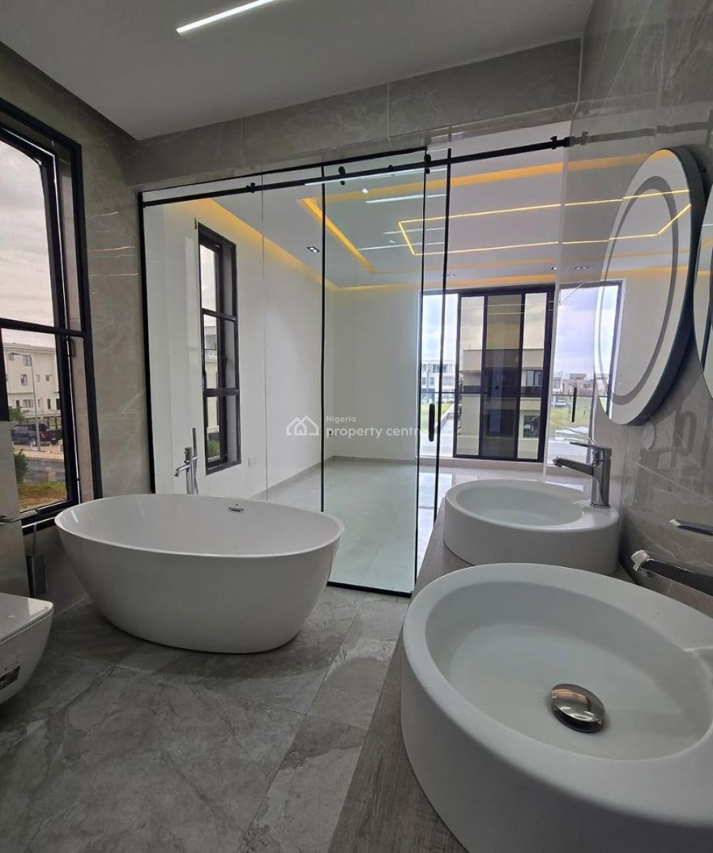 Astonishing Luxury 5 Bedroom Semi - Detached House with Swimming Pool, Cowrie Creek Estate, Ikate, Lekki, Lagos, Semi-detached Duplex for Sale