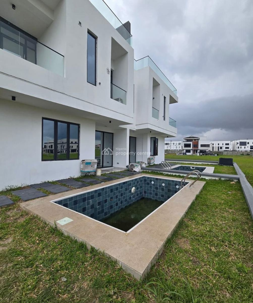 Astonishing Luxury 5 Bedroom Semi - Detached House with Swimming Pool, Cowrie Creek Estate, Ikate, Lekki, Lagos, Semi-detached Duplex for Sale
