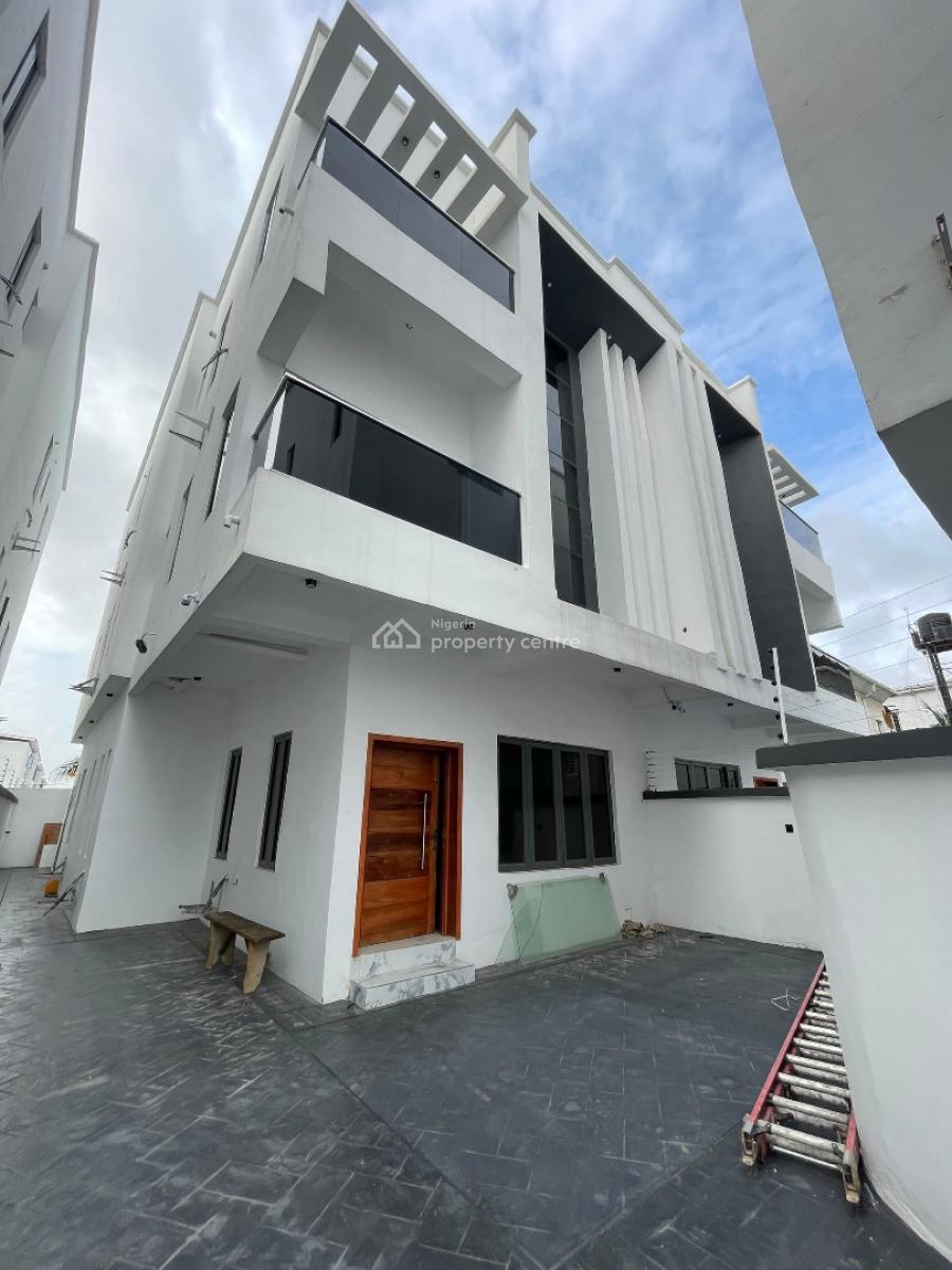 Elegant 5 Bedroom Semi Detached Duplex with Bq,cinema and Study Room, Ologolo, Lekki, Lagos, Semi-detached Duplex for Sale