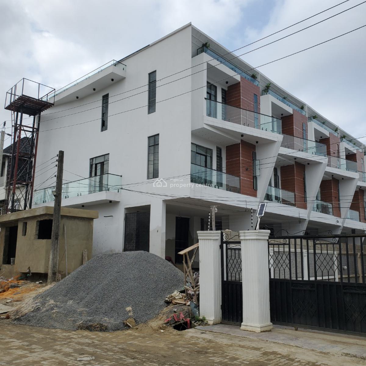 Beautiful 4 Bedroom Terrace Duplex Located Within a Secured Estate, Ikate, Lekki, Lagos, House for Sale
