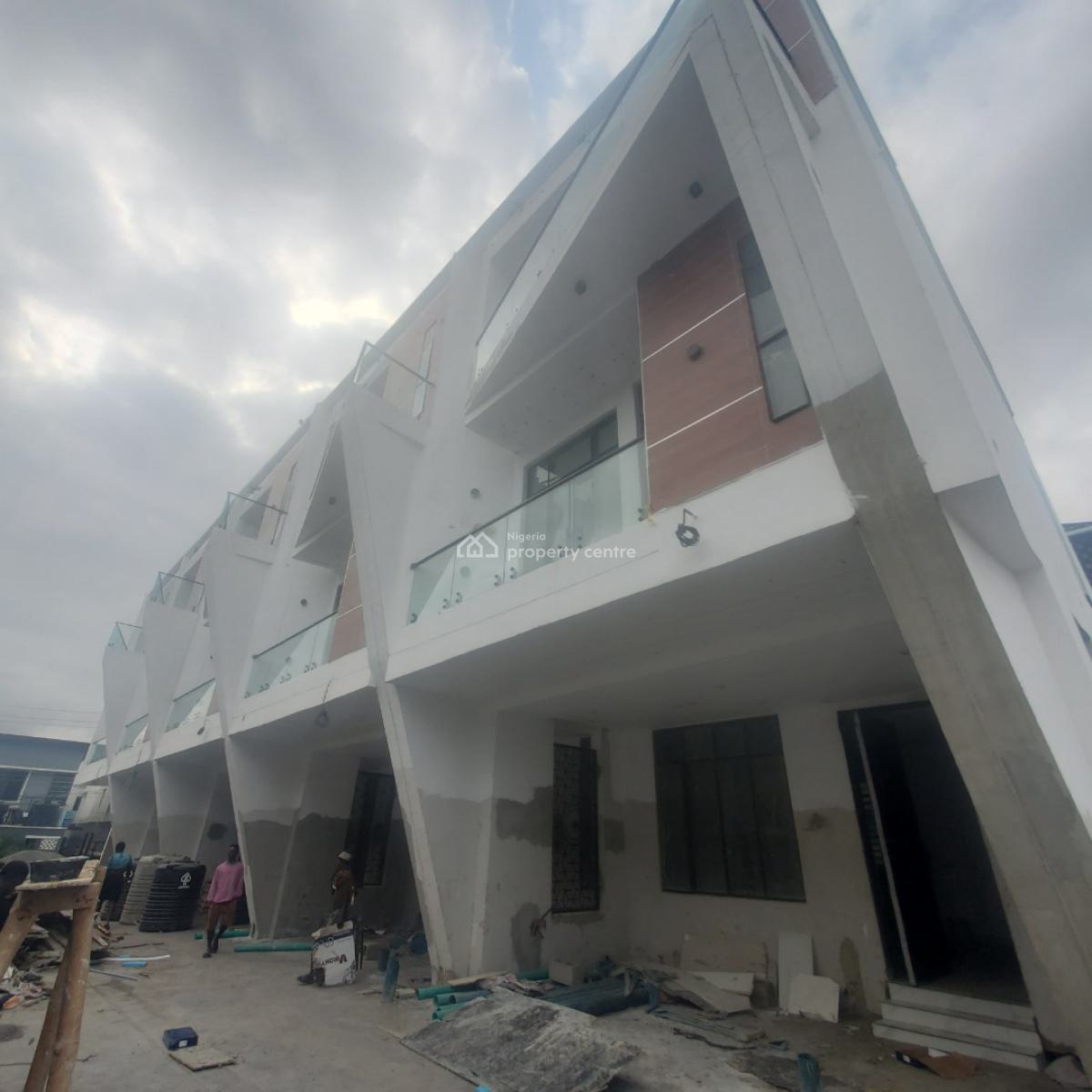 Pristinely Built 4 Bedroom Terrace Duplex W/ Bq in a Secured Estate, Ikate, Lekki, Lagos, Terraced Duplex for Sale