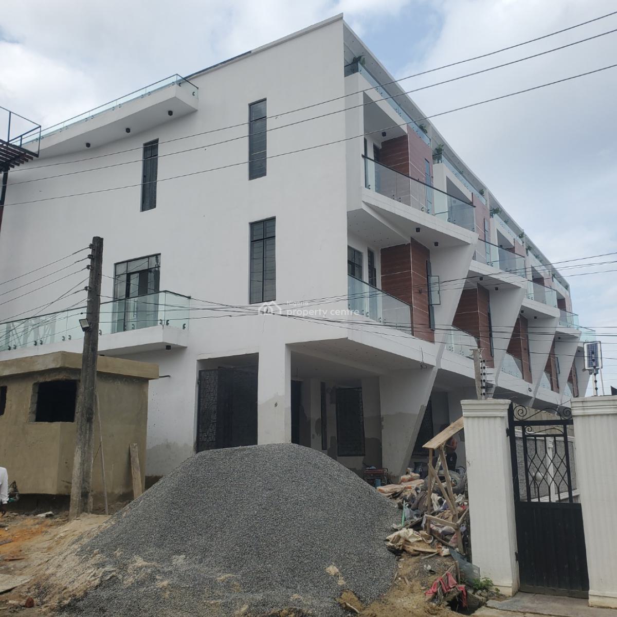 Pristinely Built 4 Bedroom Terrace Duplex W/ Bq in a Secured Estate, Ikate, Lekki, Lagos, Terraced Duplex for Sale
