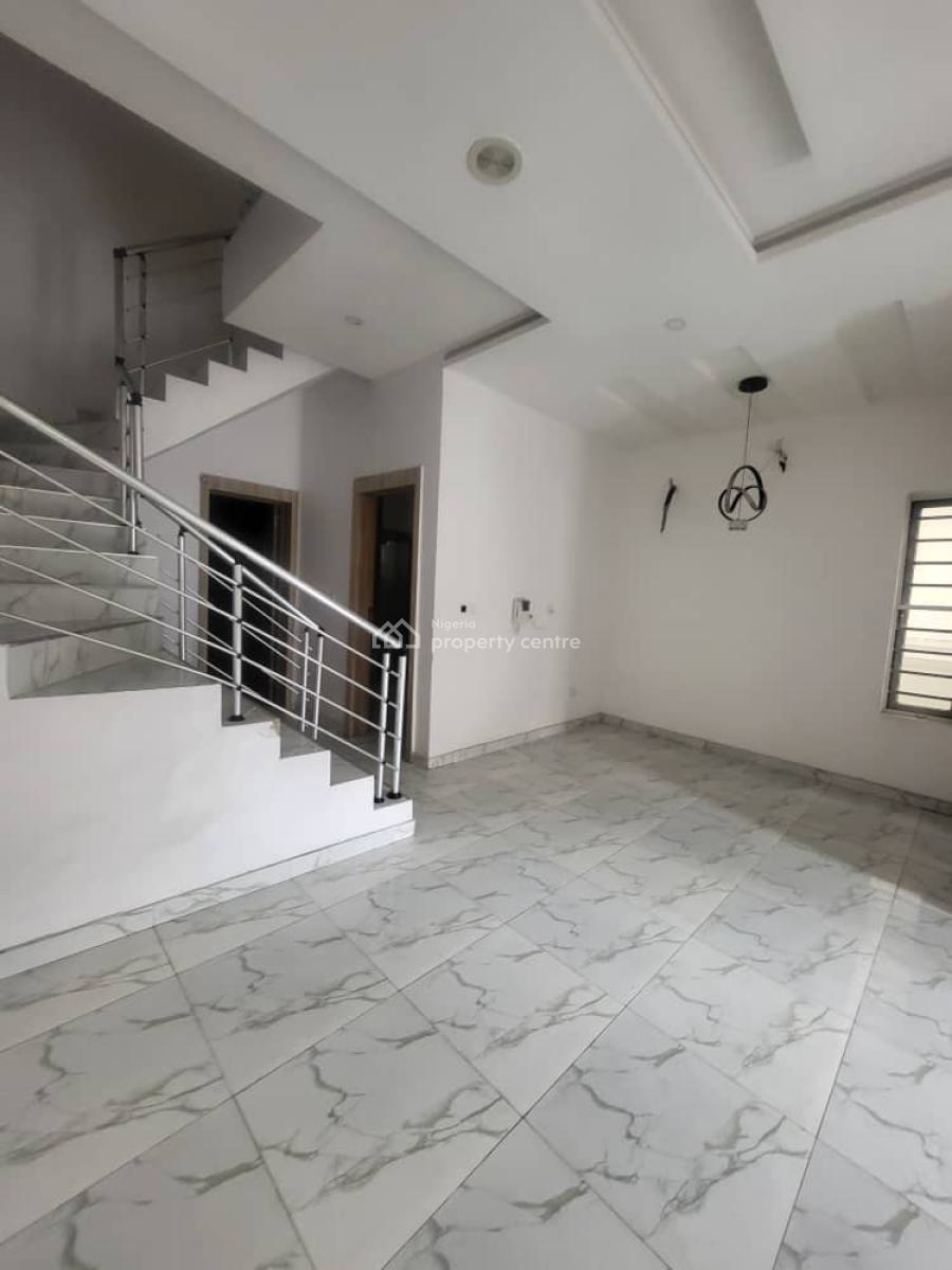 Specious 4 Bedroom Semi Detached Duplex with Bq, Chevron, Lekki, Lagos, Semi-detached Duplex for Rent