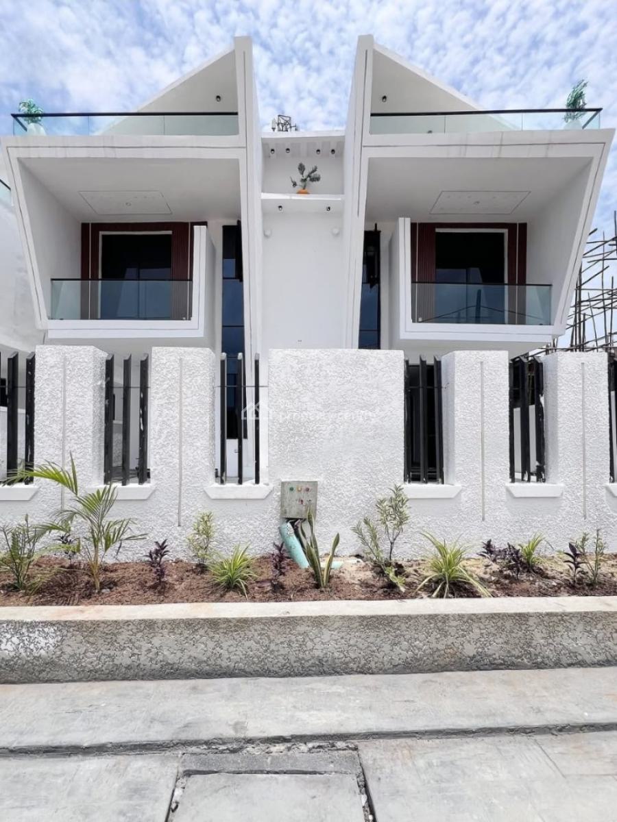 New 4 Bedroom Semi Detached Duplex  with Bq, Ikota, Lekki, Lagos, Semi-detached Duplex for Sale