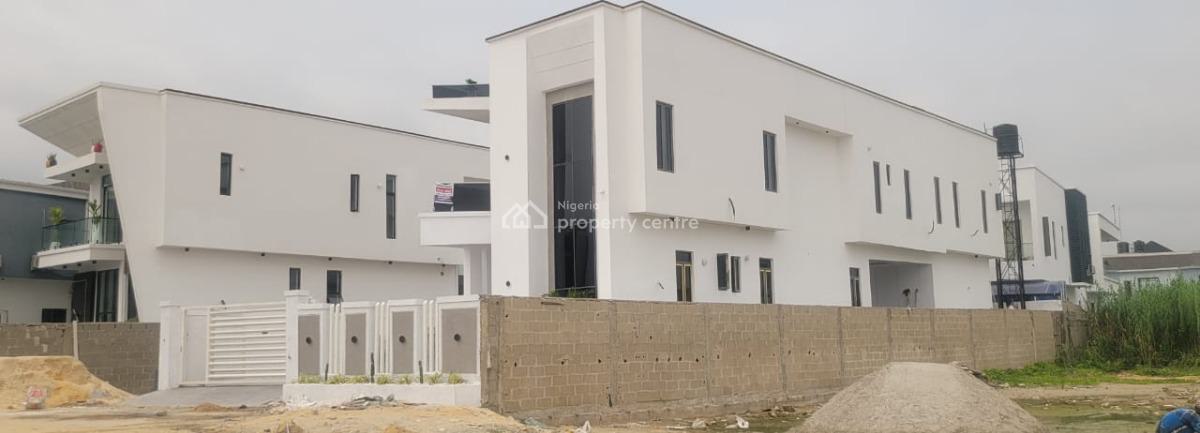 Brand New 5 Bedroom Fully Detached with Bq and Swimming Pool, Ado Road,, Ado, Ajah, Lagos, Detached Duplex for Sale