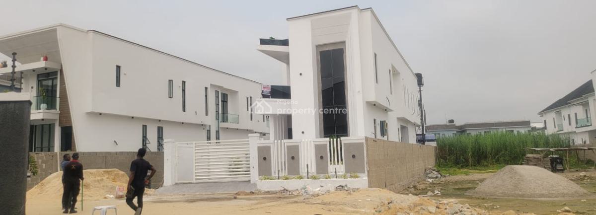 Brand New 5 Bedroom Fully Detached with Bq and Swimming Pool, Ado Road,, Ado, Ajah, Lagos, Detached Duplex for Sale