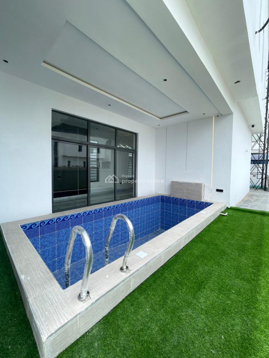 Brand New 5 Bedroom Fully Detached with Bq and Swimming Pool, Ado Road,, Ado, Ajah, Lagos, Detached Duplex for Sale