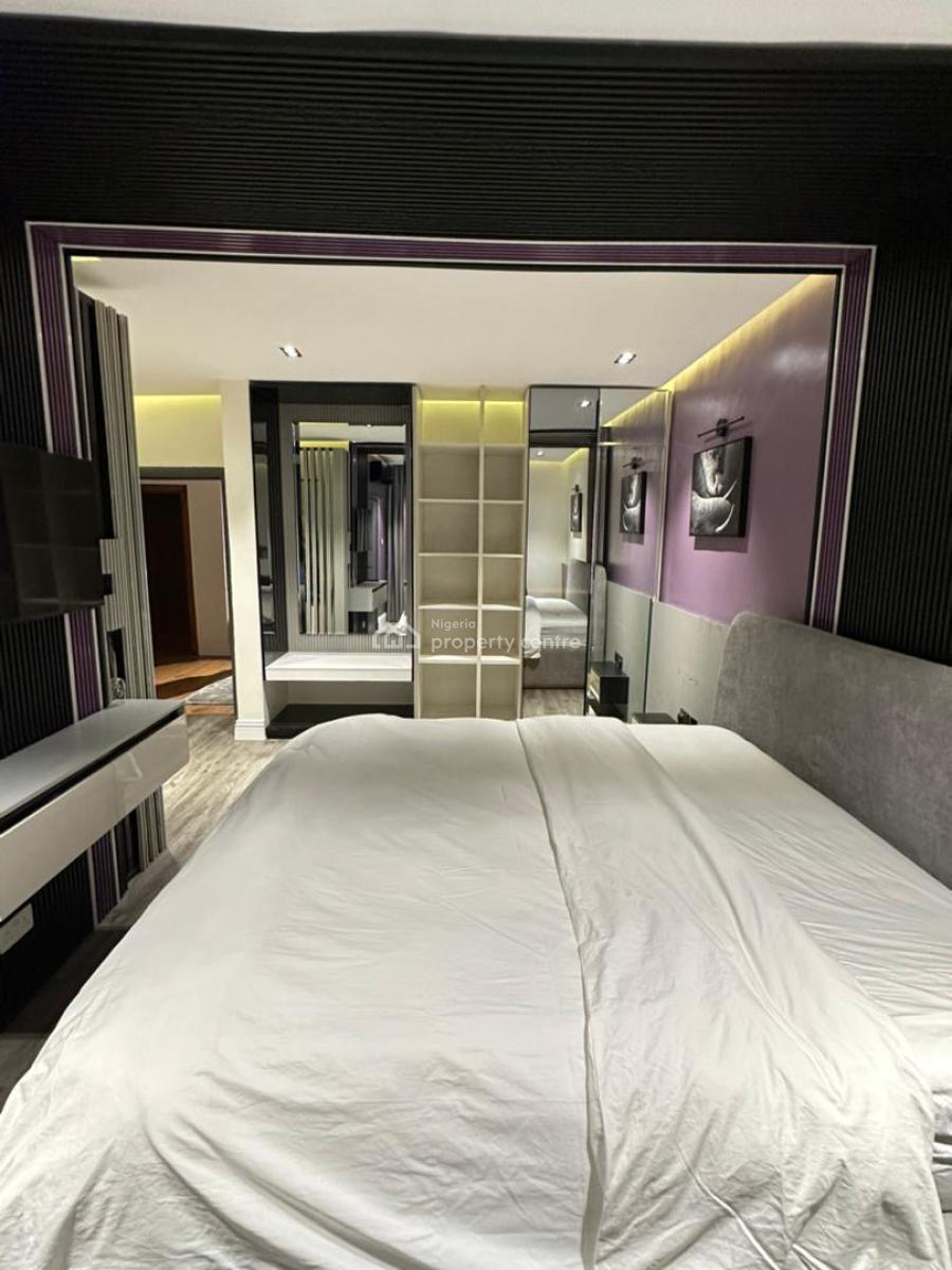Luxury Three Bedroom Smart Apartment with Private Cinema, Off Bourdillon Road, Ikoyi, Lagos, Flat / Apartment Short Let