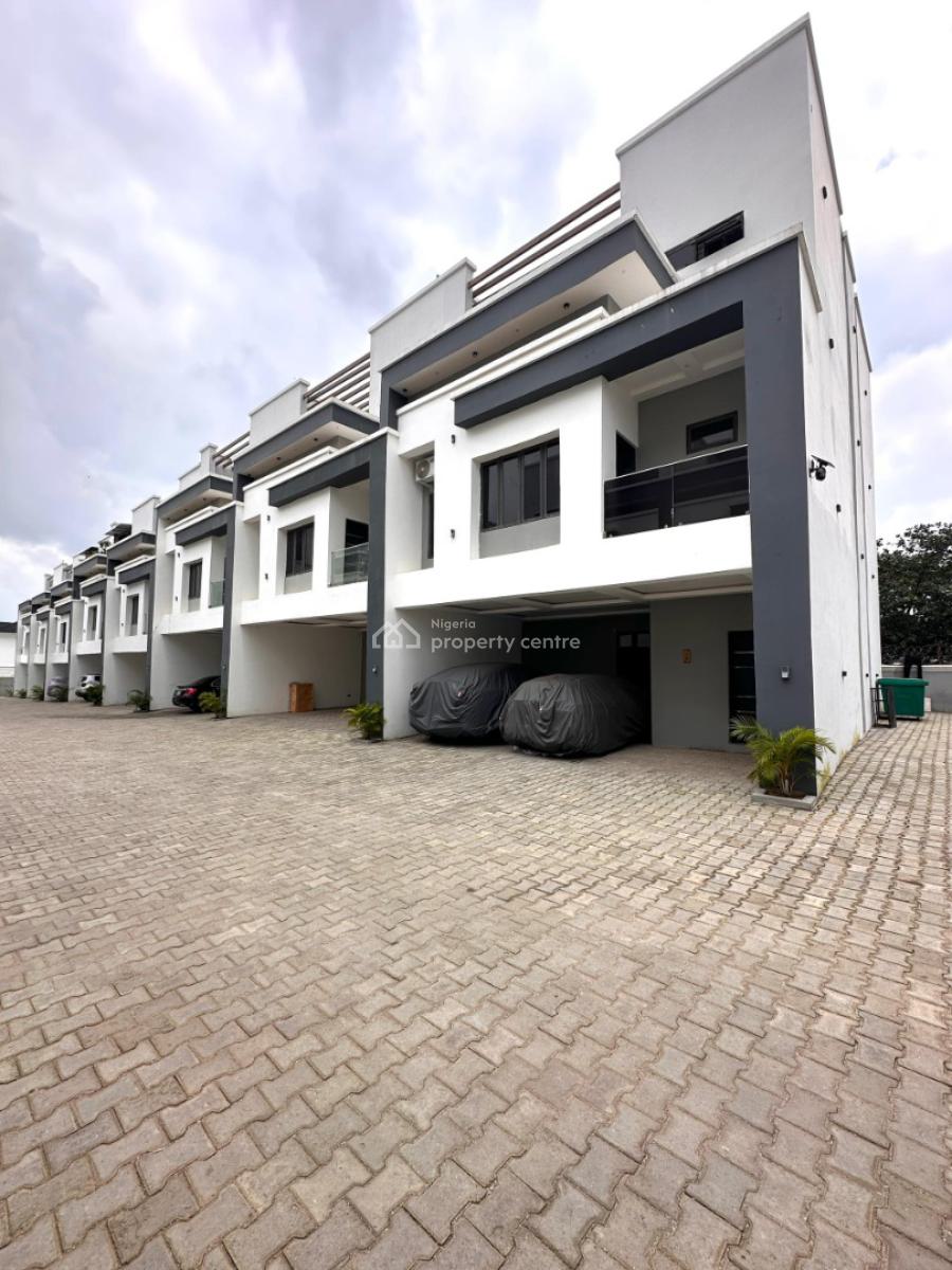 Newly Built 4-bedroom Terrace Duplex with a Bq, Wuye, Abuja, Terraced Duplex for Sale