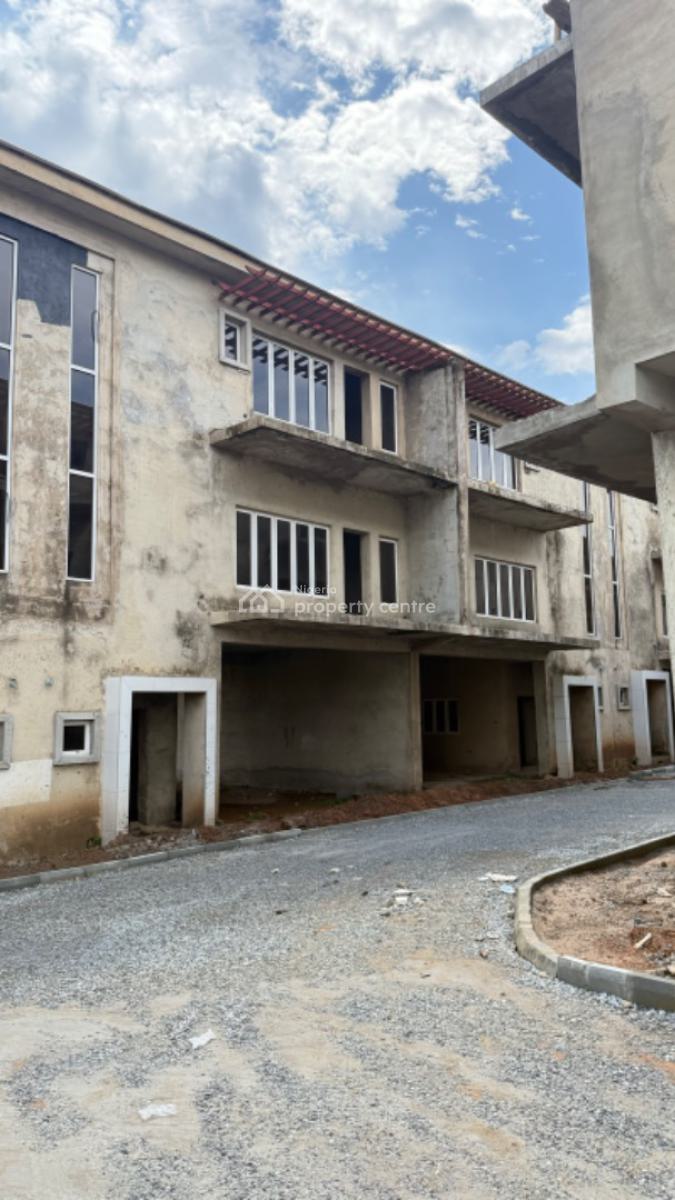 a Luxury 4bedroom Carcass with a Bq in a Serene Estate, Plot 326 Cadastral Zone, Idu Industrial, Abuja, Terraced Duplex for Sale