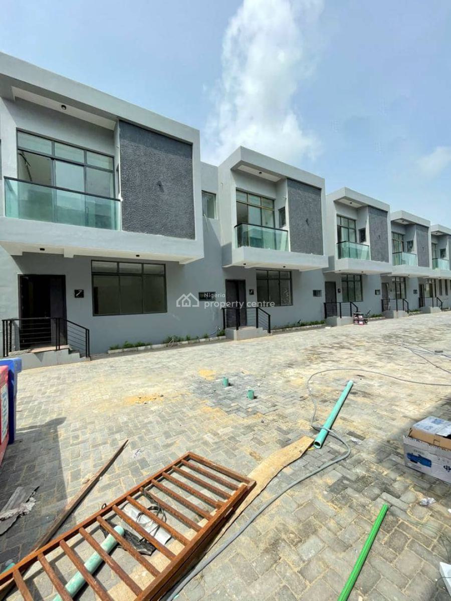 Luxury 4bedroon Terrace with a Room Bq, Alpha Beach Road, Lekki, Lagos, House for Rent