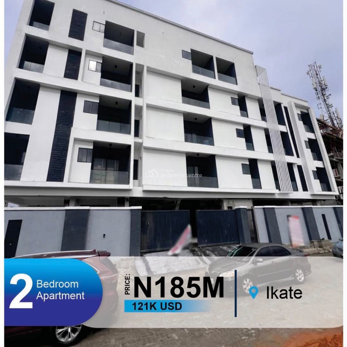 Lovely 2 Bedroom Apartment with Bq, Ikate, Ikate, Lekki, Lagos, Block of Flats for Sale