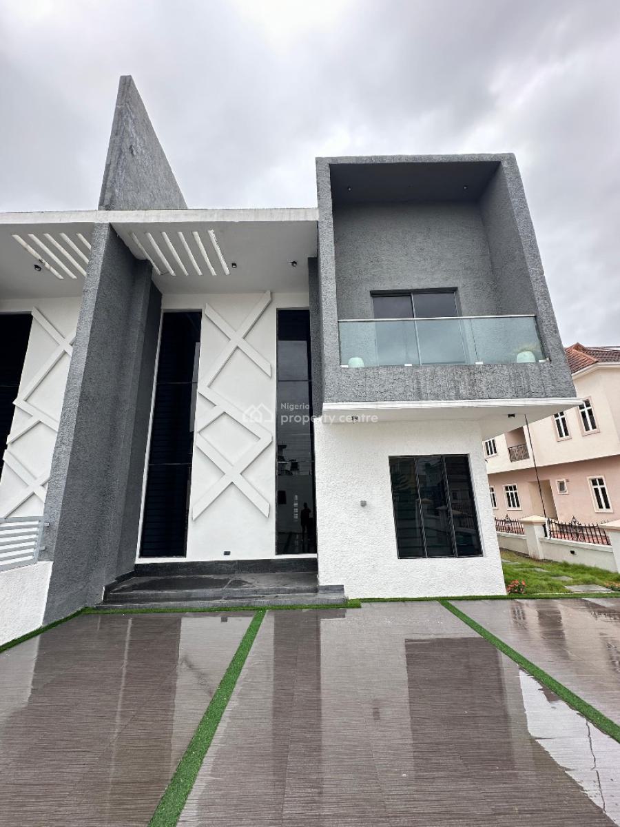 Contemporary Spacious 5 Bedroom Semi-detached Duplex with Bq, Osapa, Lekki, Lagos, Semi-detached Duplex for Sale