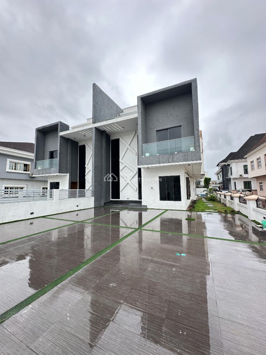 Contemporary Spacious 5 Bedroom Semi-detached Duplex with Bq, Osapa, Lekki, Lagos, Semi-detached Duplex for Sale