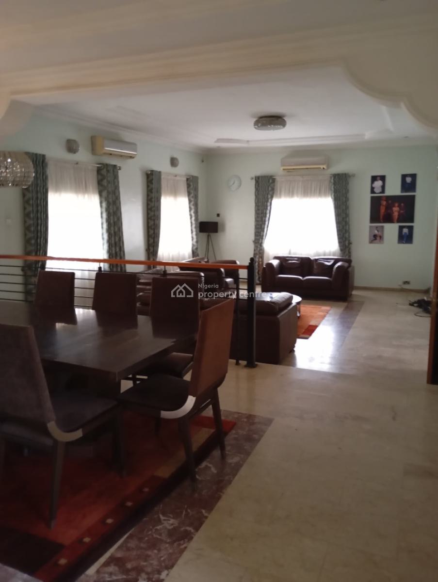 Luxury 5 Bedrooms Fully Detached House with 2bedroom Bq, Lekki Phase 1, Lekki, Lagos, Detached Duplex for Rent
