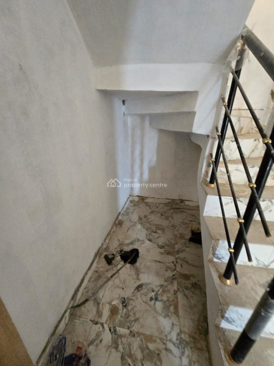 Newly Built Two Bedroom Terrace with a Visitor Room, Ologolo, Lekki, Lagos, Terraced Duplex for Rent