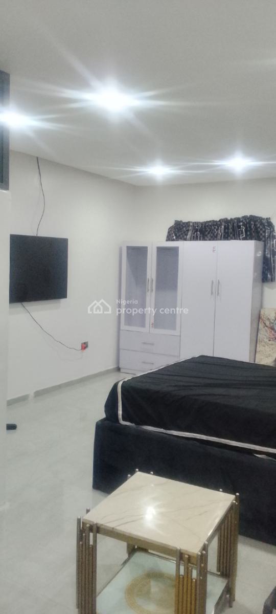 a Spacious Furnished Room Studio Apartment, Chevron Drive Paradise 3 Estate Chevron, Lekki, Lagos, Self Contain (single Rooms) for Rent