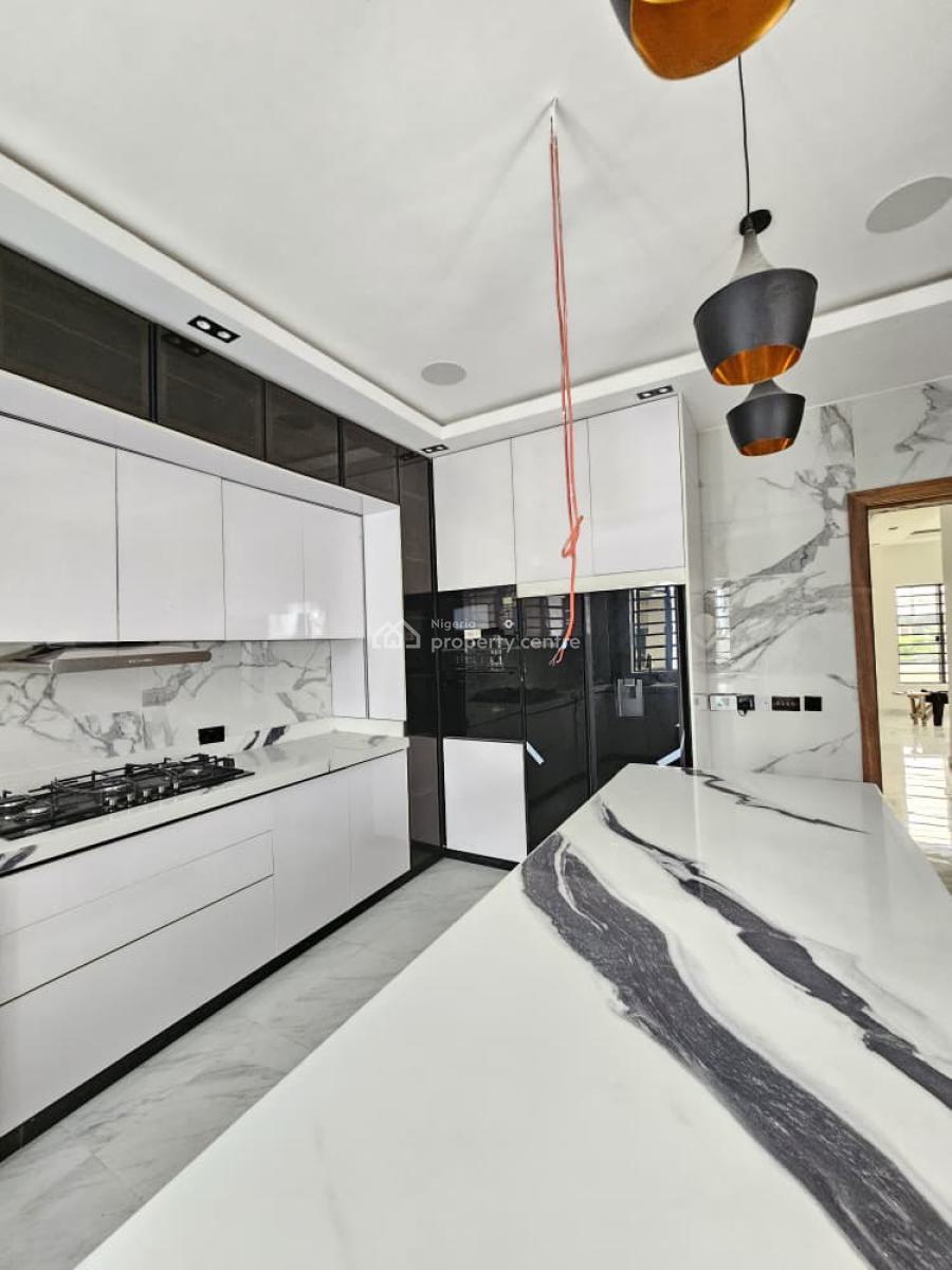 Contemporary Spacious 5 Bedroom Fully Detached Duplex with Bq, Osapa, Lekki, Lagos, Detached Duplex for Sale