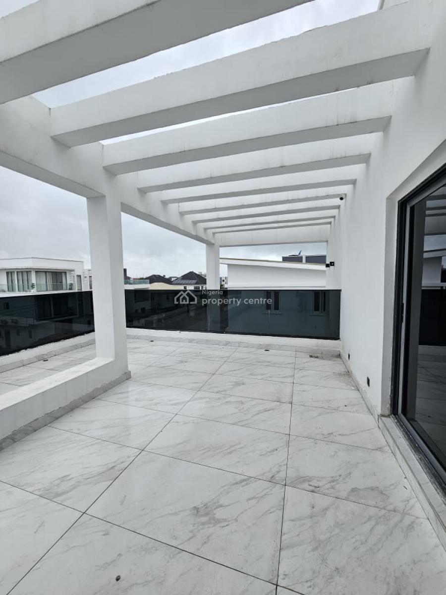 Contemporary Spacious 5 Bedroom Fully Detached Duplex with Bq, Osapa, Lekki, Lagos, Detached Duplex for Sale