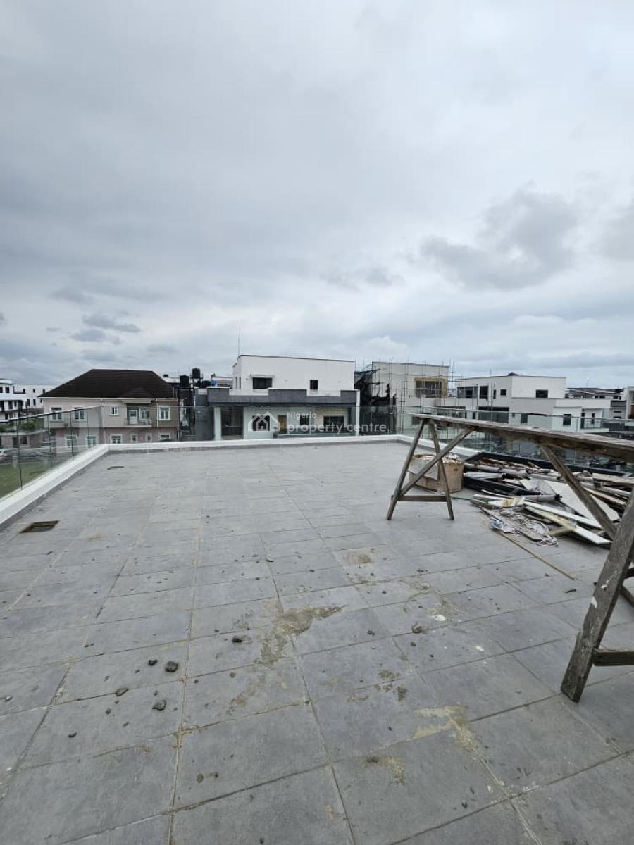 Contemporary Spacious 5 Bedroom Fully Detached Duplex with Bq, Osapa, Lekki, Lagos, Detached Duplex for Sale