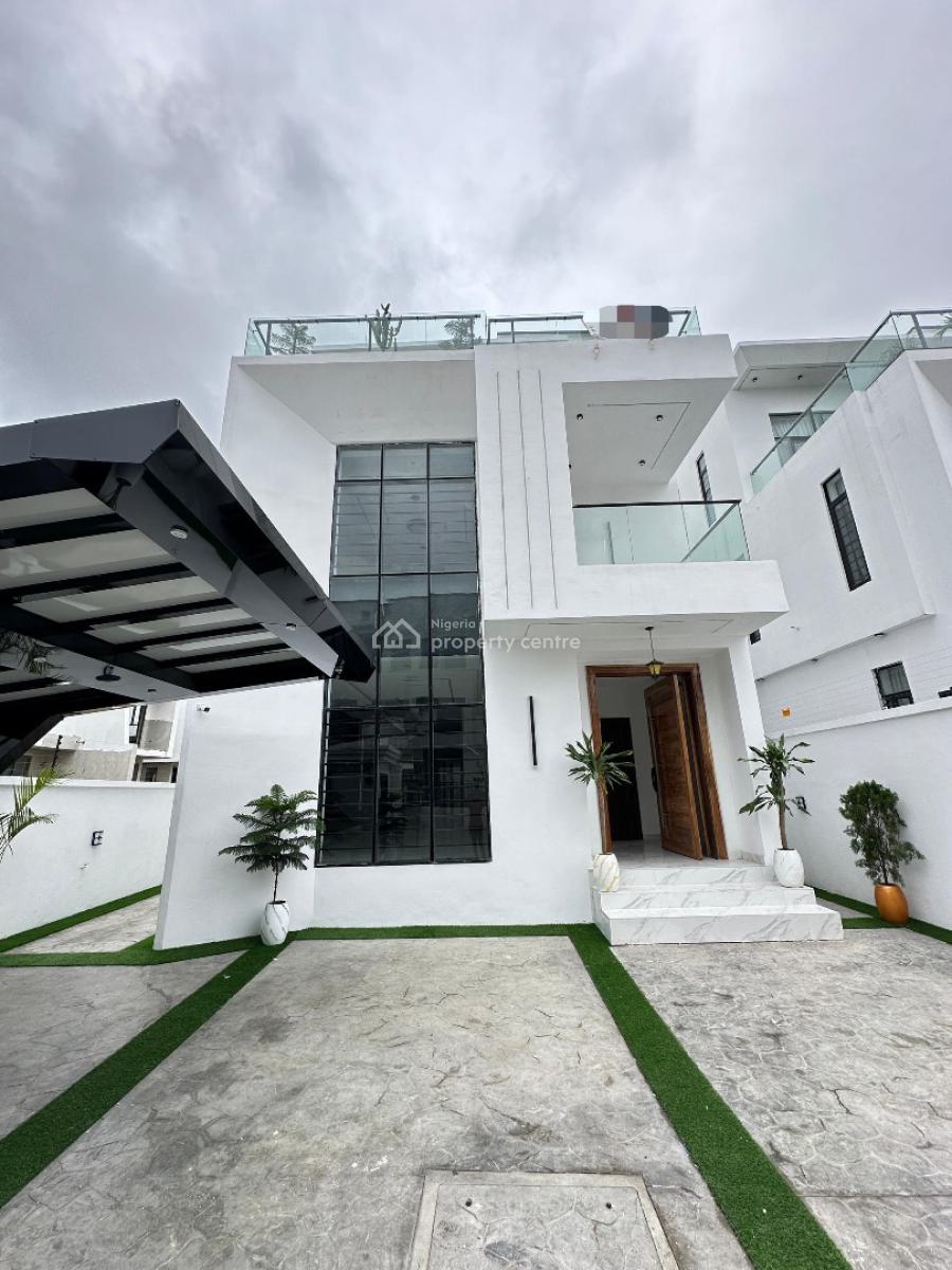 Smart 5 Bedroom Detached Duplex with Bq, Cinema, Gym and Study, Chevron, Lekki, Lagos, Detached Duplex for Sale