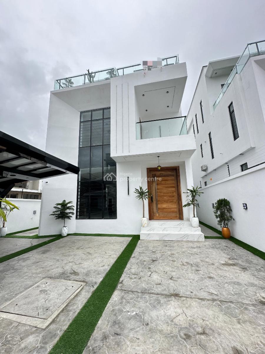 Smart 5 Bedroom Detached Duplex with Bq, Cinema, Gym and Study, Chevron, Lekki, Lagos, Detached Duplex for Sale