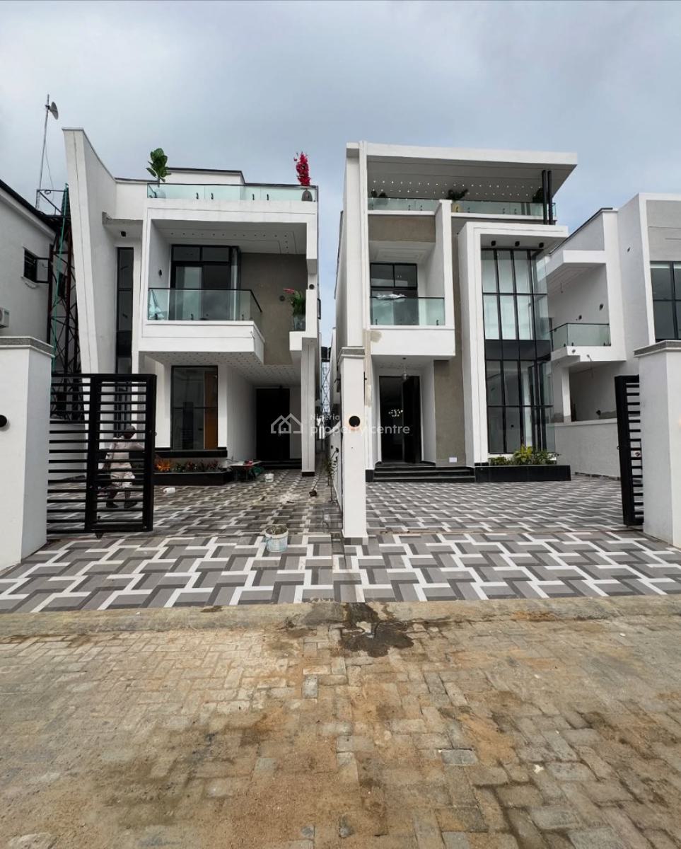 5 Bedroom Fully Detached Duplex with Bq, Swimming Pool, Lekki Palm City Estate, Ajah, Lagos, Detached Duplex for Sale